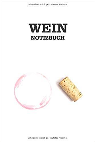 Notizbuch Rotweinfleck und Korken
