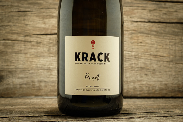 Pinot Extra Brut, (dég. 01/24) 2020 - Krack Sekthaus